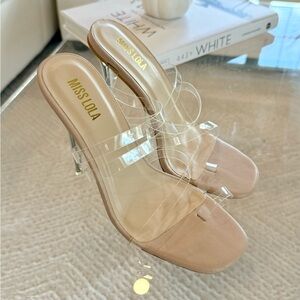 Women’s Clear Strap Stiletto